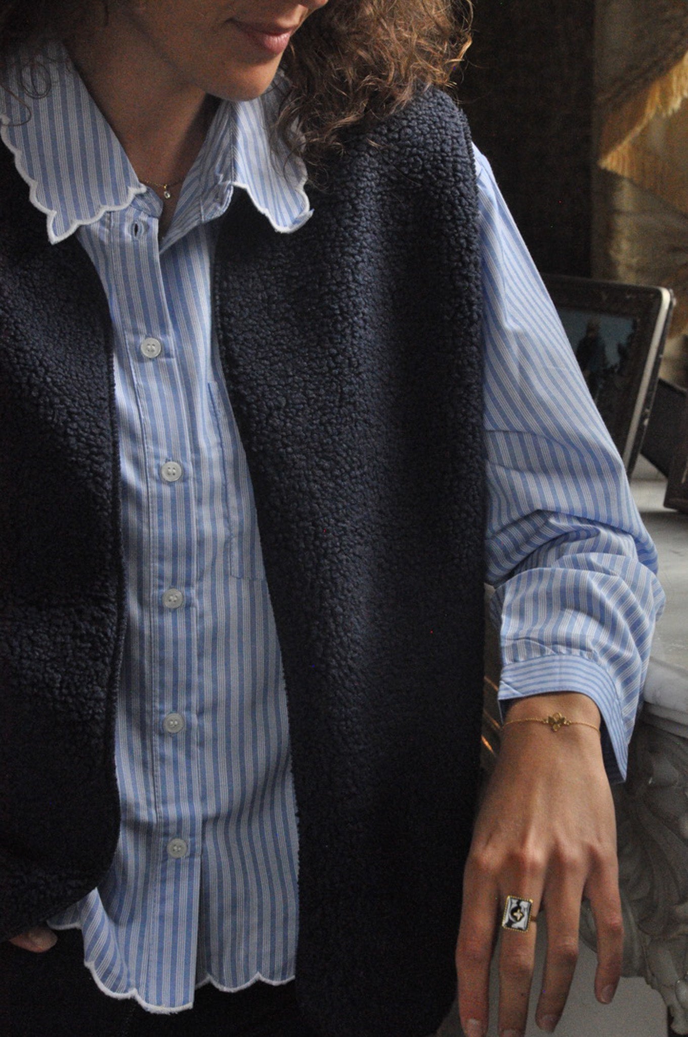 GILET SANS MANCHE BETI MARINE