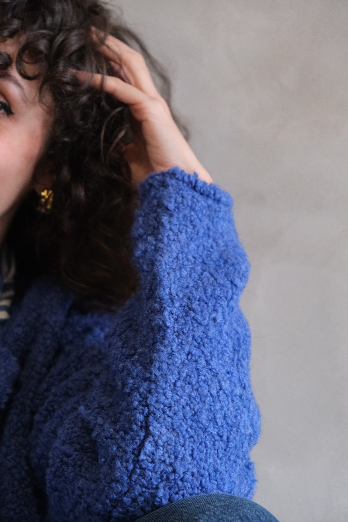 GILET MONA BLEU