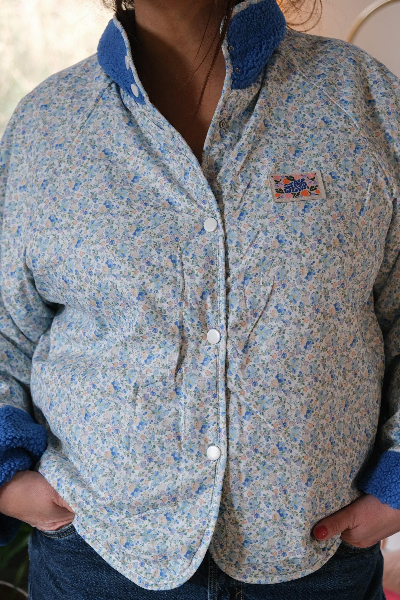 VESTE NINA BLEUE