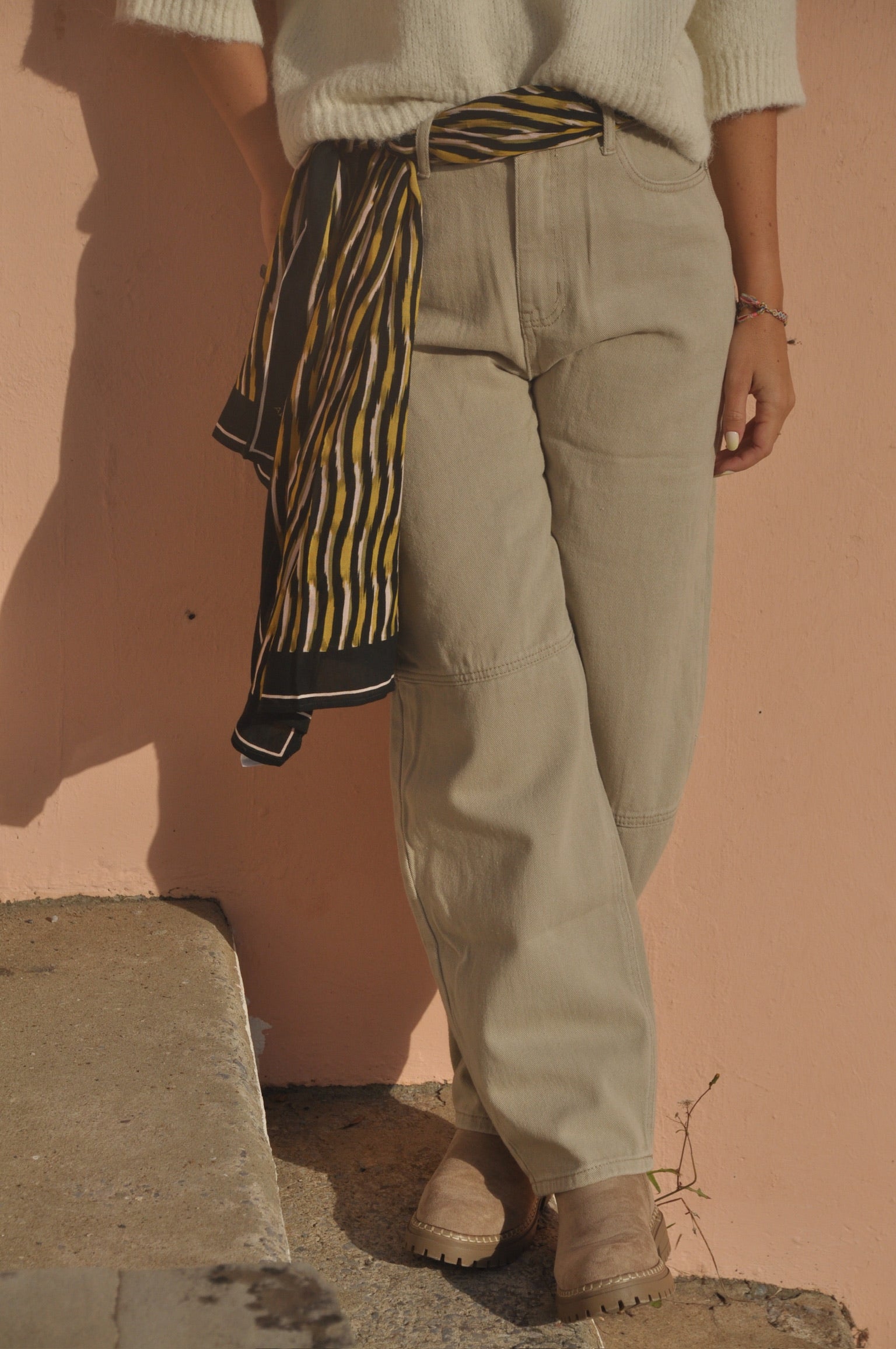 bas pantalon beige vetement Pays Basque