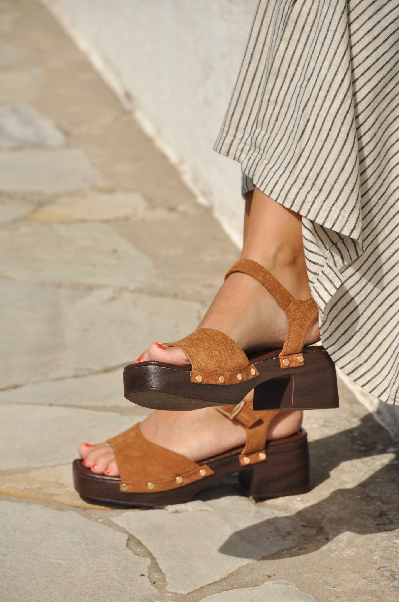 SANDALES PRUNE