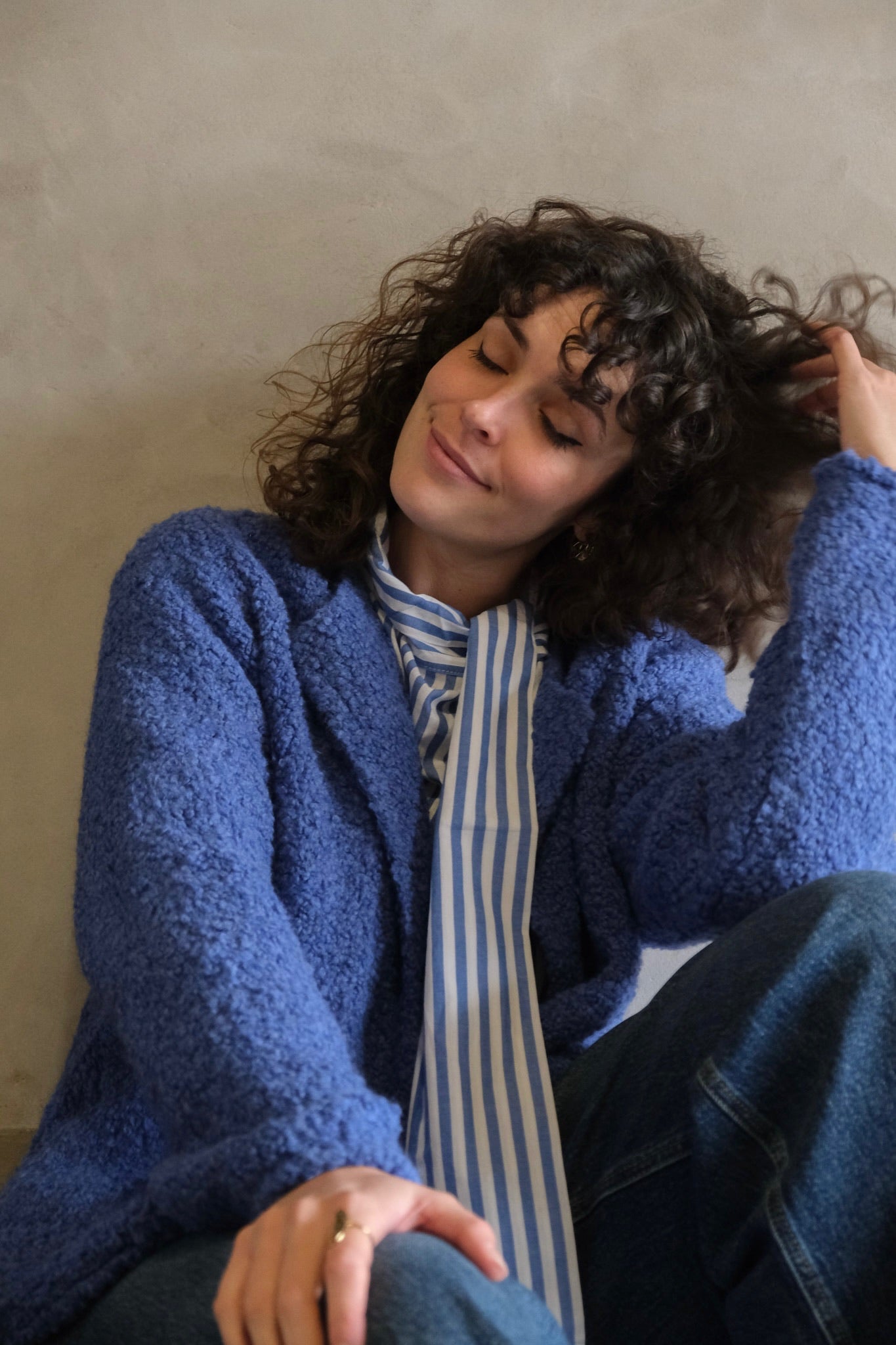 GILET MONA BLEU