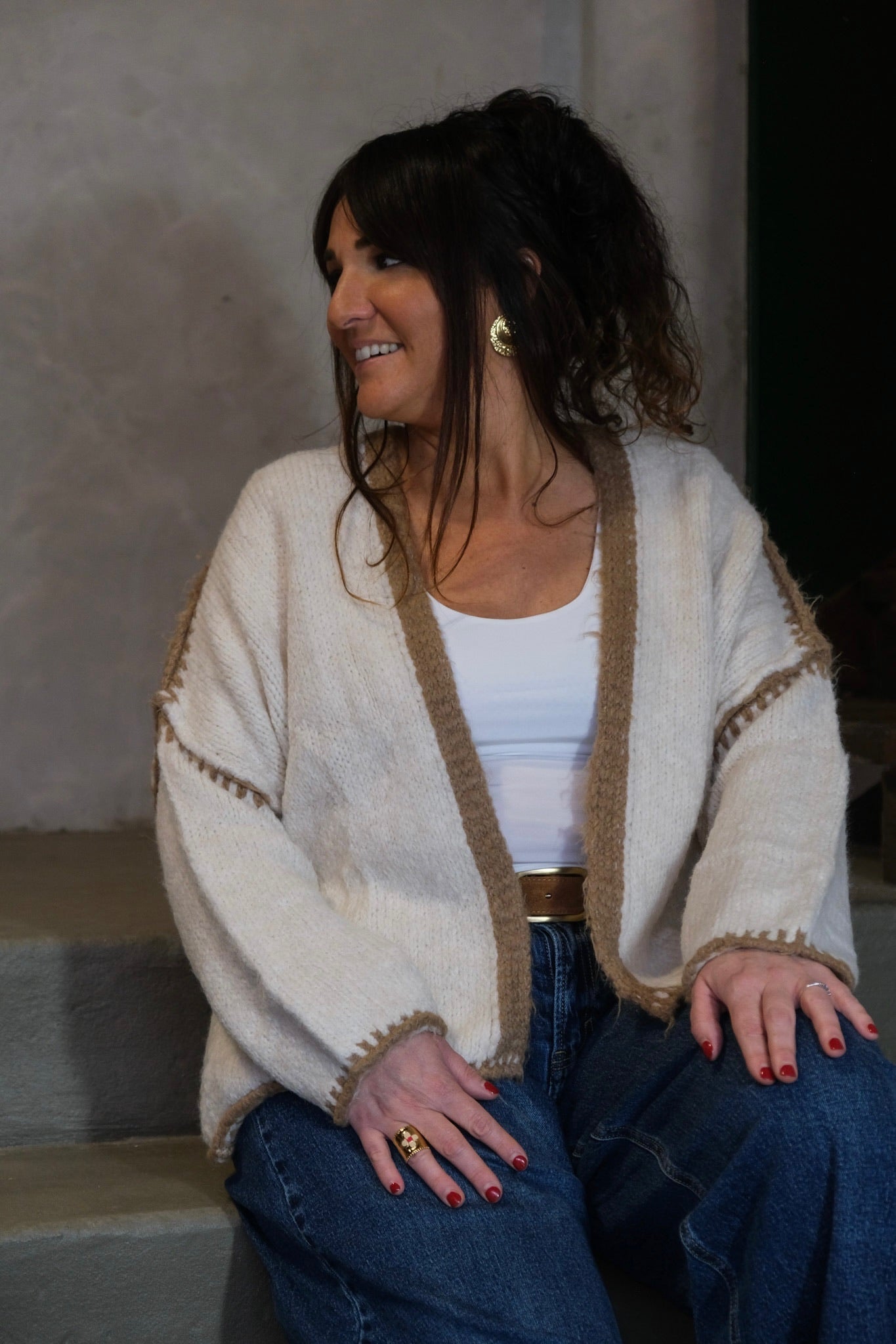 GILET HINA CRÈME