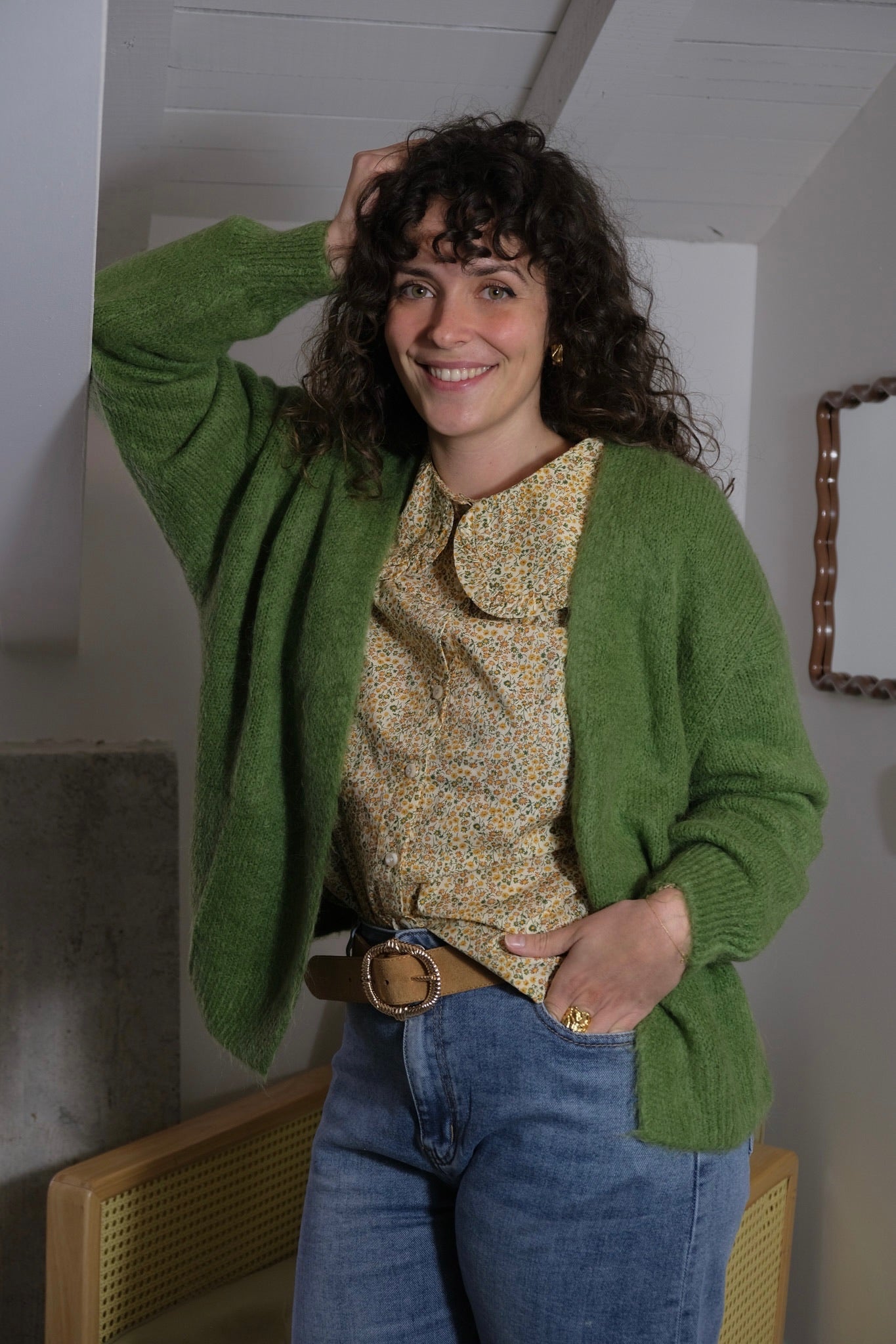 GILET MAO VERT
