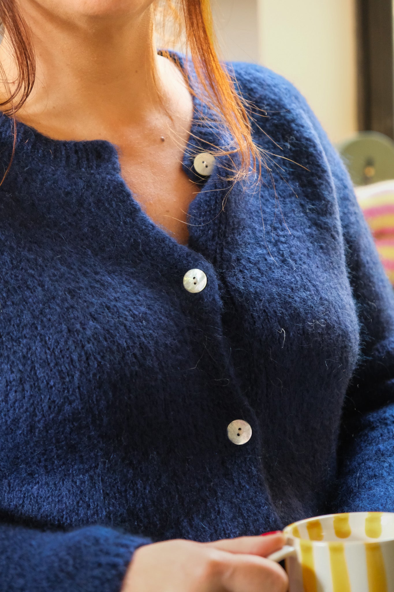CARDIGAN MILI MARINE