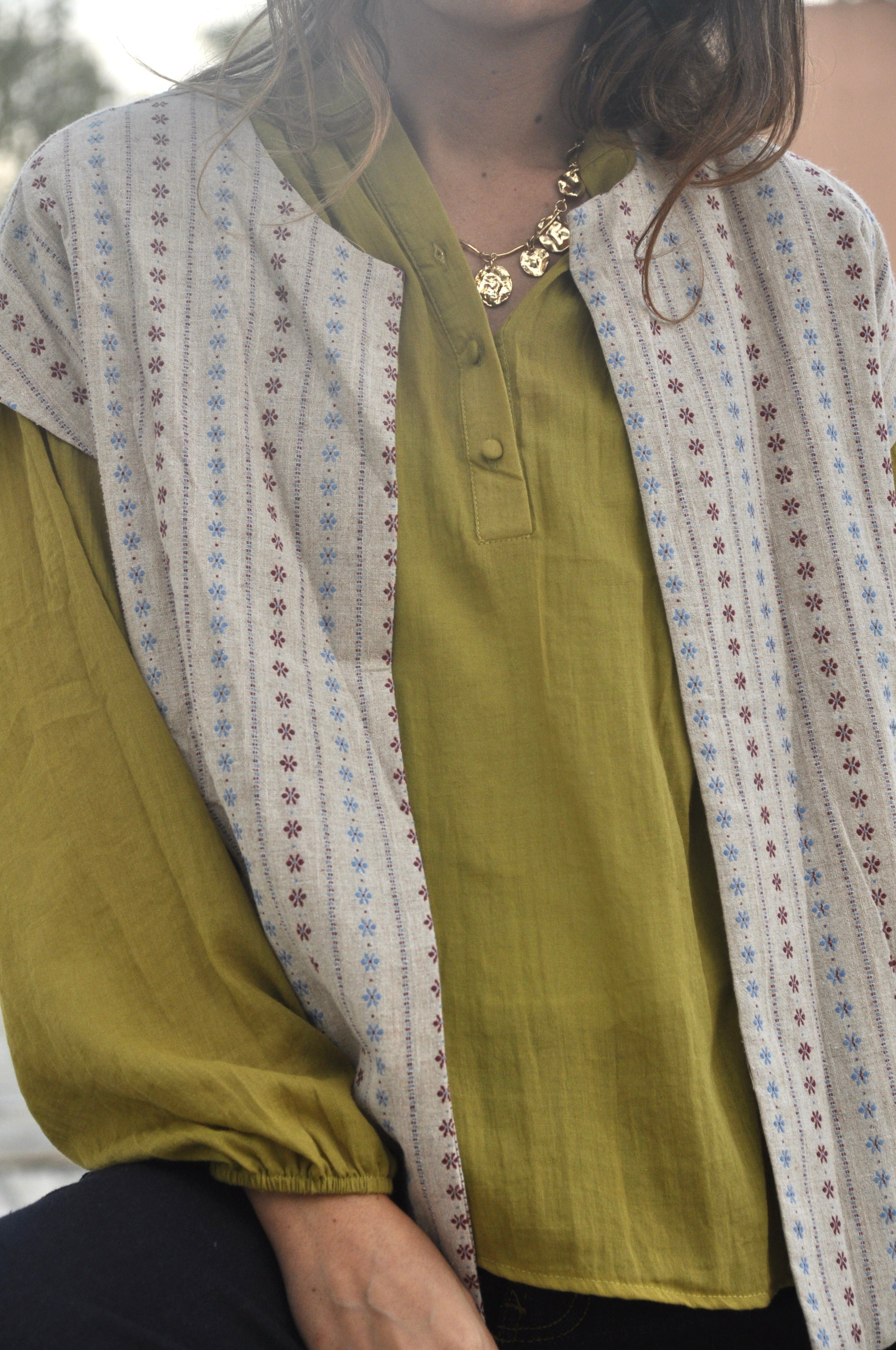 GILET SANS MANCHE MAITE