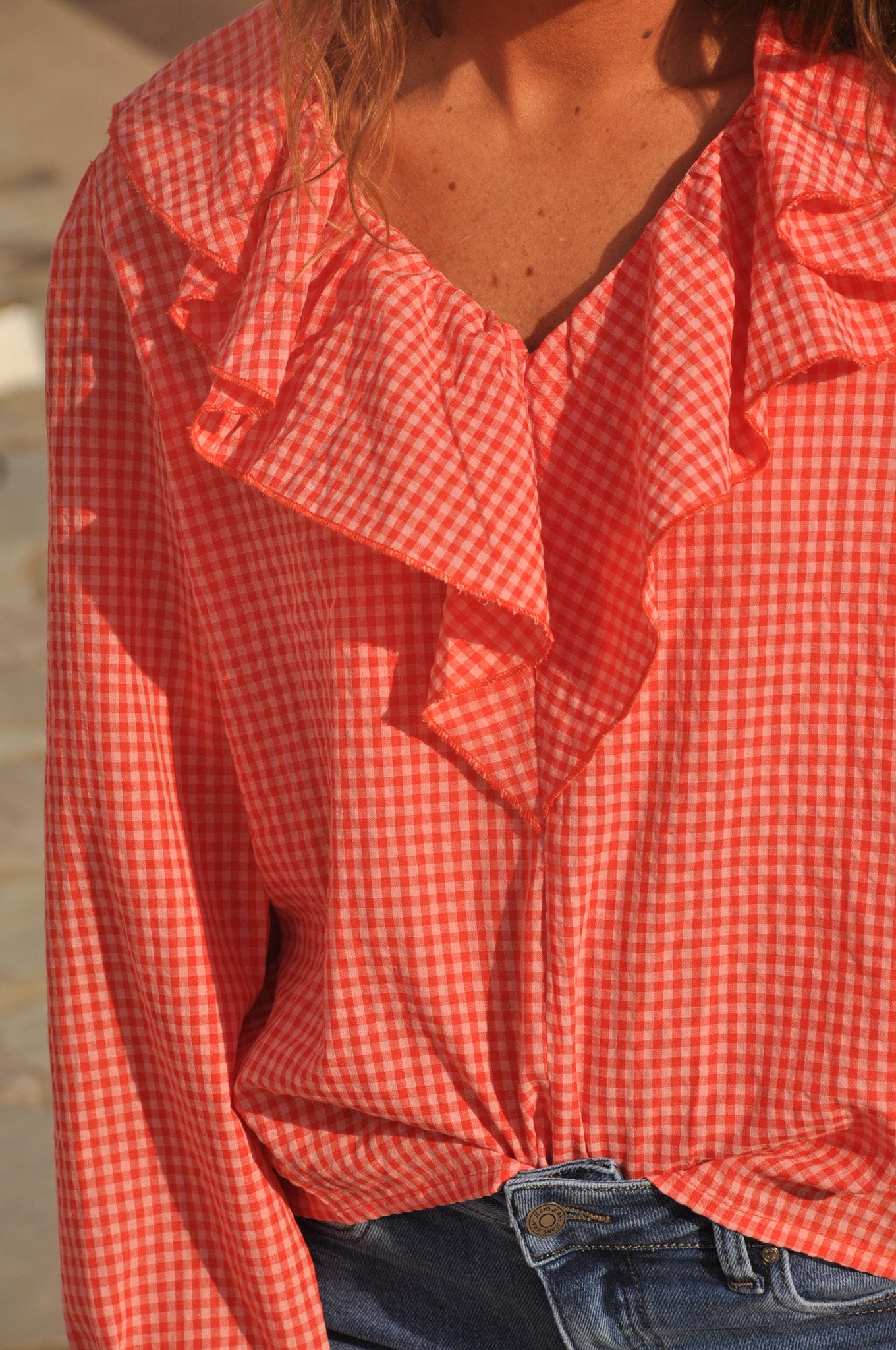 BLOUSE VALÉRIA ORANGÉ