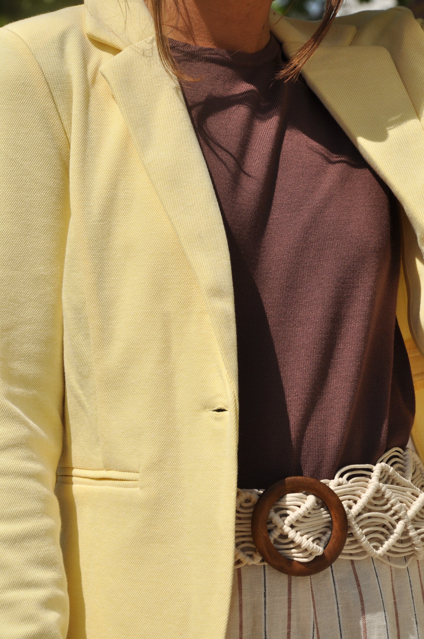 BLAZER MELLO JAUNE