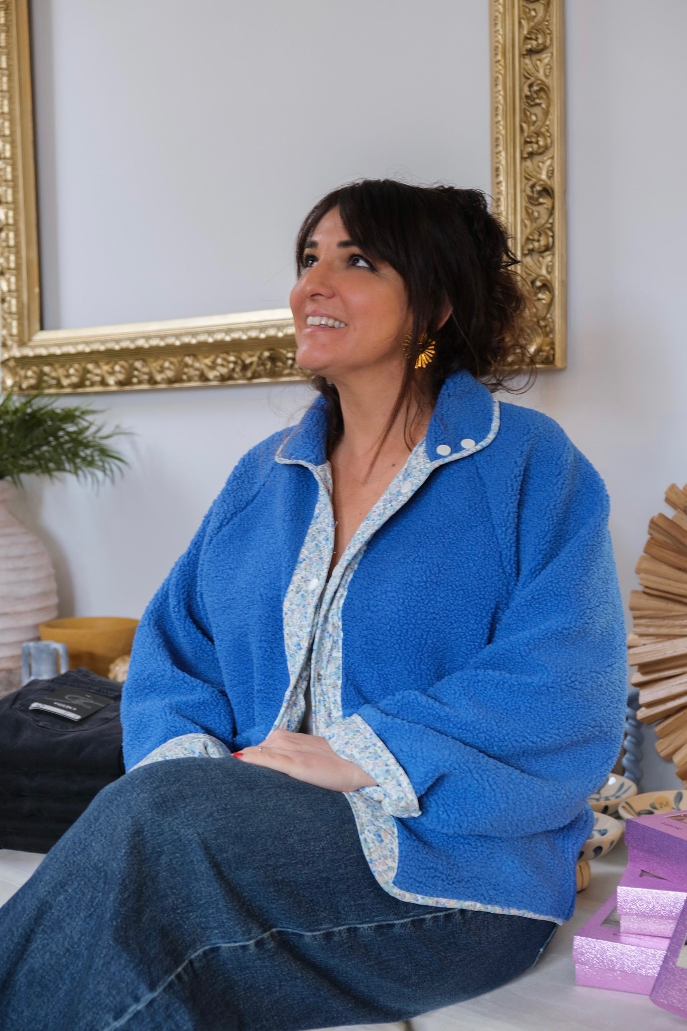 VESTE NINA BLEUE