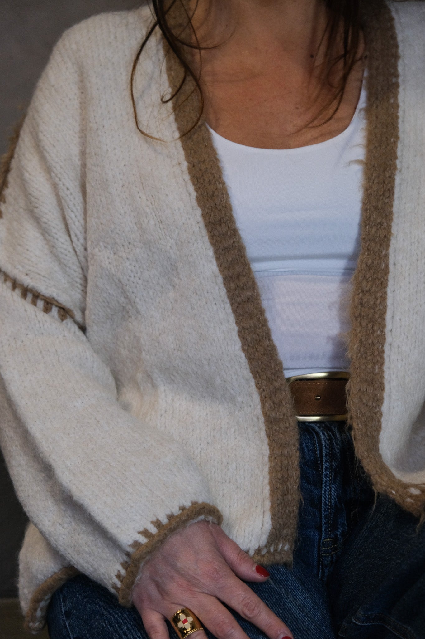 GILET HINA CRÈME