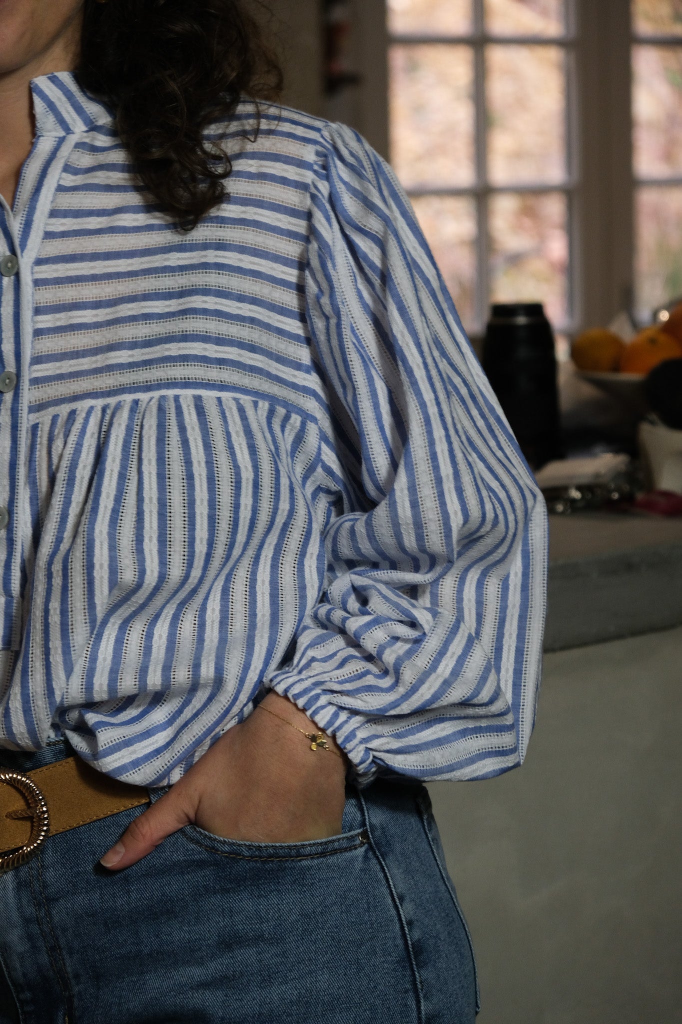 BLOUSE NIA BLEUE
